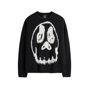 Y-3 Men Wool Blend Crenwneck Sweater